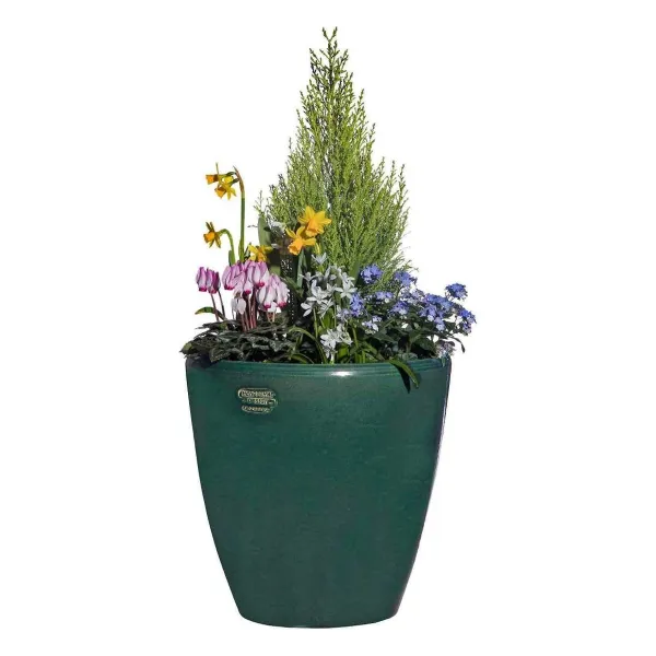 Hentschke Blumenkübel 25 cm effekt-grün
