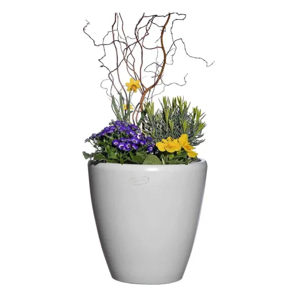 Hentschke Blumenkübel 25 cm weiss