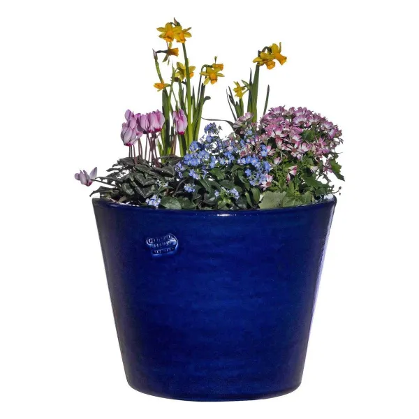 Hentschke Blumenkübel 35 cm effekt-blau