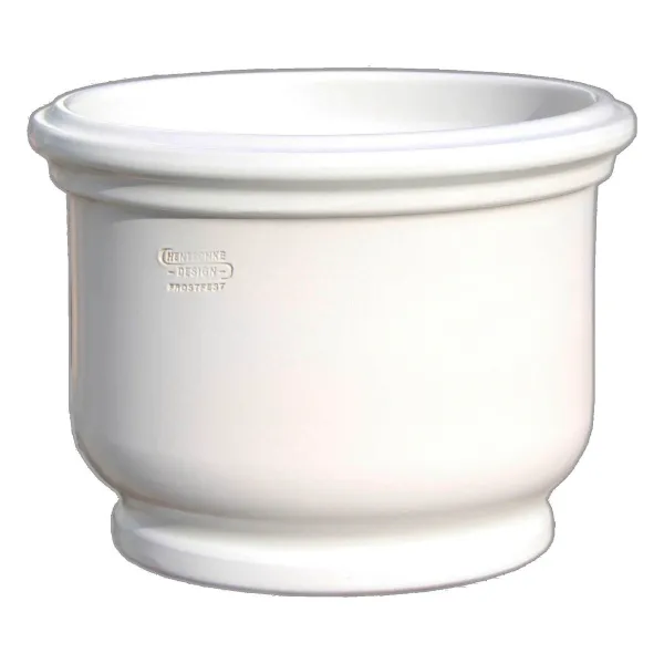 Hentschke Blumenkübel 35 cm weiss