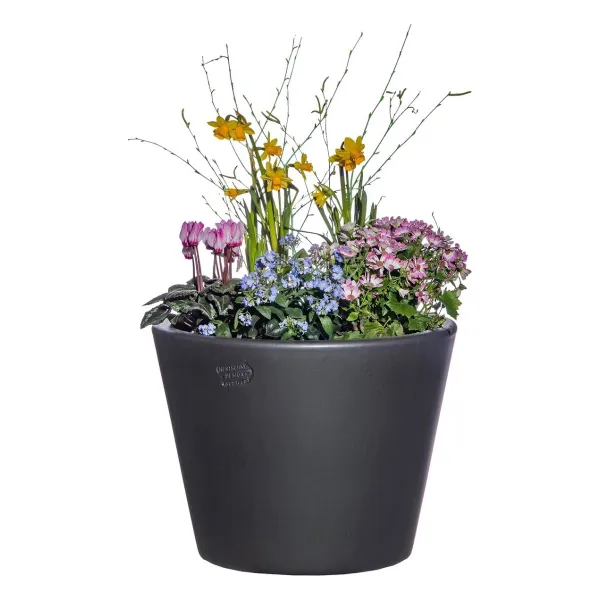 Hentschke Blumenkübel 40 cm anthrazit