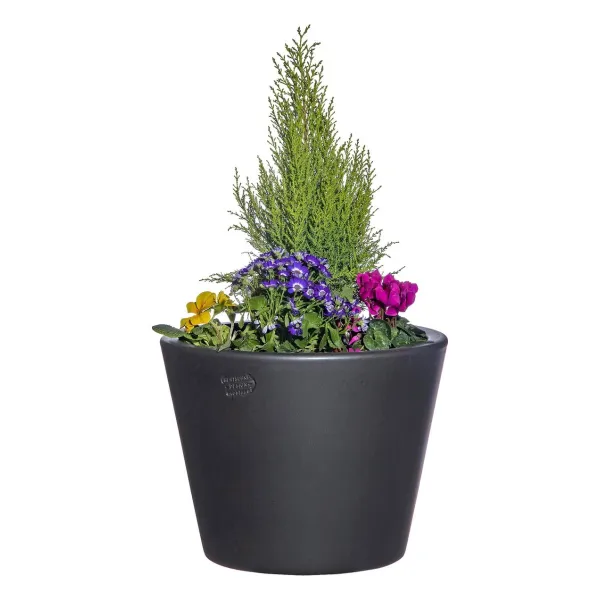 Hentschke Blumenkübel 40 cm anthrazit