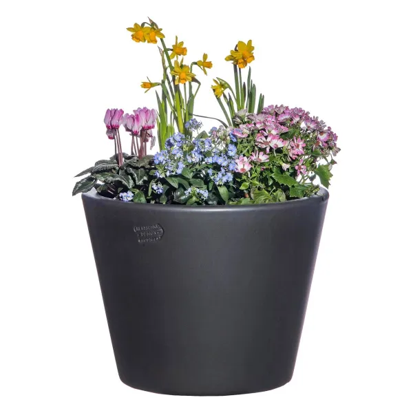 Hentschke Blumenkübel 40 cm anthrazit