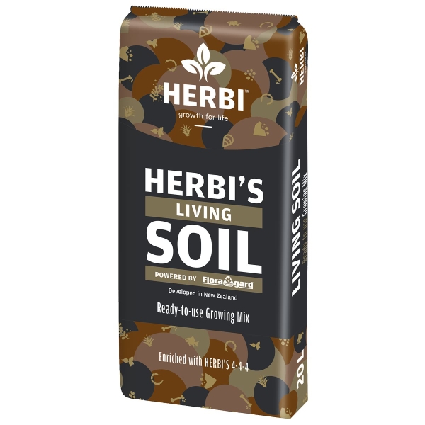 HERBI´S Grow-Erde Living Soil torffrei - 20 Liter