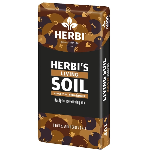 HERBI´S Grow-Erde Living Soil torffrei - 40 Liter