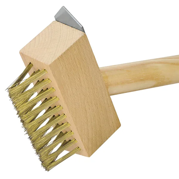 IDEAL-Fugenbürste mit Edelstahl Kratzer - Langstiel 150 cm IDEAL-Fugenbürste mit Edelstahl Kratzer - Langstiel 150 cm