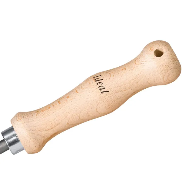 IDEAL-Handrechen mit 15,5 cm Buchenstiel - Hochwertiger Vergütungsstahl