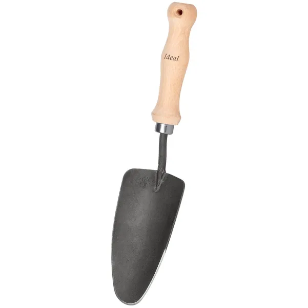 IDEAL-Handschaufel breit mit 15,5 cm Buchenstiel - Hochwertiger Vergütungsstahl IDEAL-Handschaufel breit mit 15,5 cm Buchenstiel - Hochwertiger Vergütungsstahl