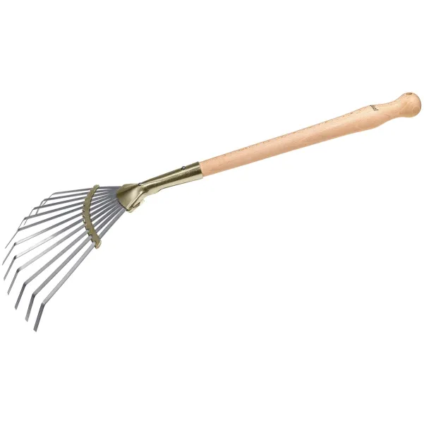 IDEAL-Kleinfächerbesen mit 40 cm Buchenstiel - Hochwertiger Federstahl IDEAL-Kleinfächerbesen mit 40 cm Buchenstiel - Hochwertiger Federstahl