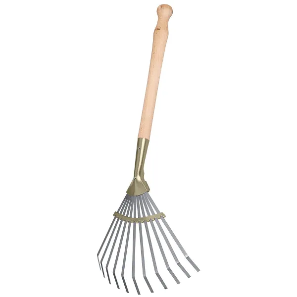 IDEAL-Kleinfächerbesen mit 40 cm Buchenstiel - Hochwertiger Federstahl
