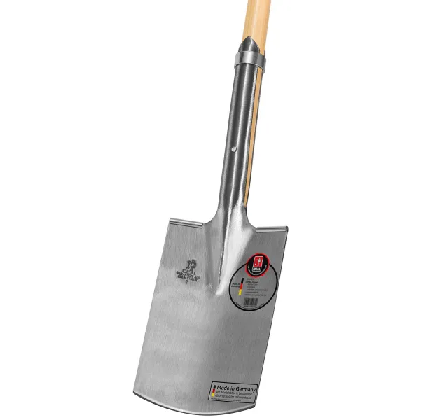 IDEAL-Rode- & Baumschulspaten mit Tritt und Eschen-T-Stiel 85 cm