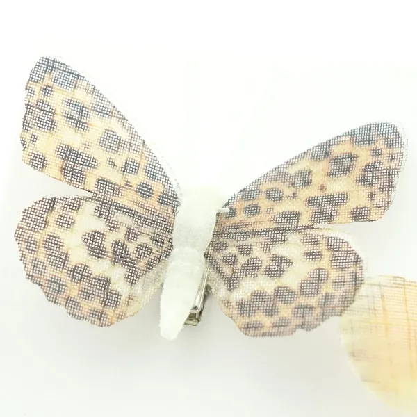 Kaemingk Deko-Schmetterlinge aus Organza mit Clip im 6 er Pack
