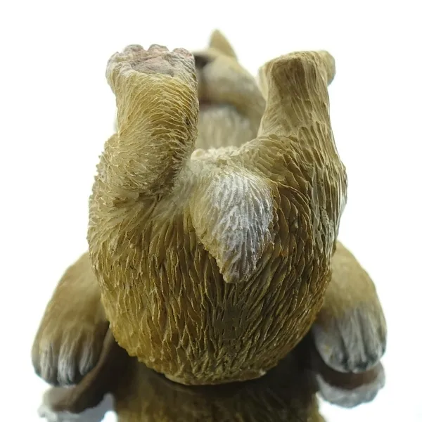 Kaemingk Hase Hellbraun auf Rücken liegend 6 cm - Polyresin