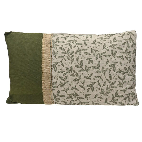 Kaemingk Indoor-Kissen Äste mit Blätter L: 3 W: 30 H: 50 cm - Polyester - Baumwolle