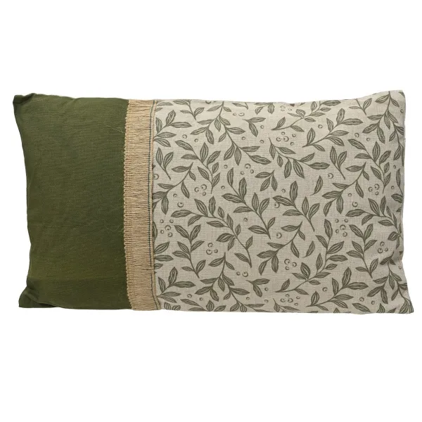 Kaemingk Indoor-Kissen Äste mit Blätter L: 3 W: 30 H: 50 cm - Polyester - Baumwolle