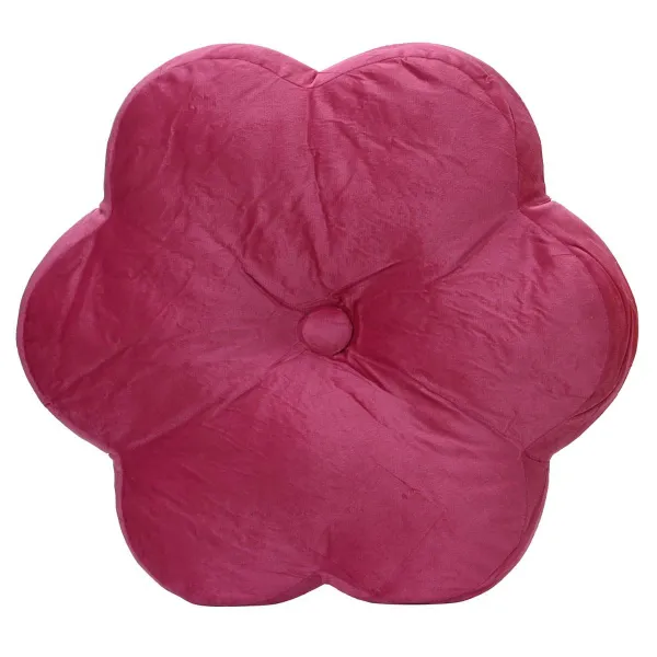 Decoris® Indoor-Kissen Blüte Pink Ø 38 cm - Polyester Decoris® Indoor-Kissen Blüte Pink Ø 38 cm - Polyester