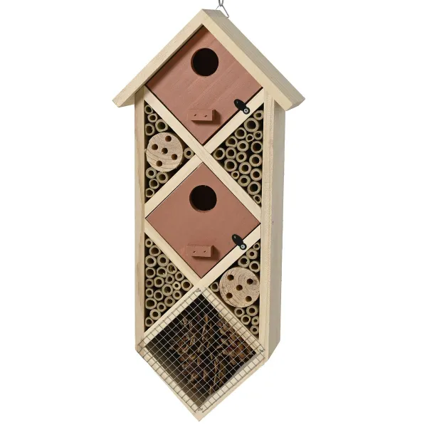 Kaemingk Insektenhotel Raute Braun 18 x 42 cm - Pinienholz