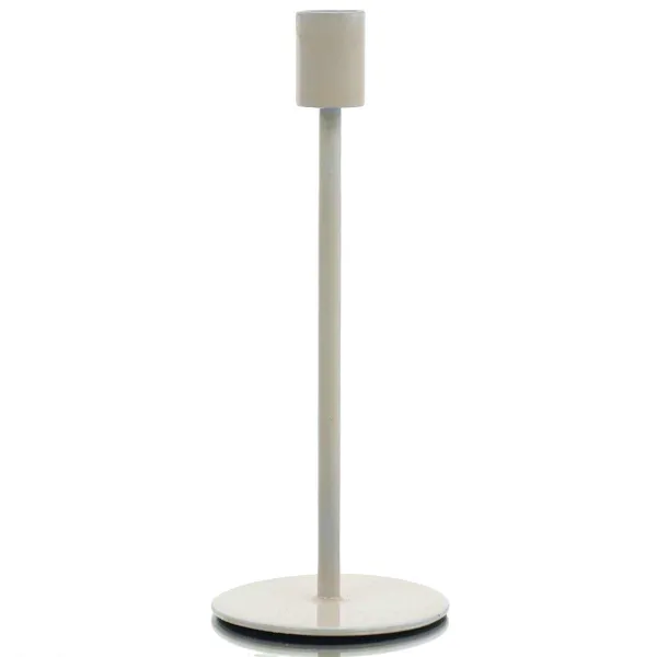 Kaemingk Kerzenhalter Aluminium 22,5-H9 cm creme