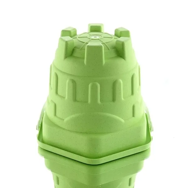 Kaemingk Kinder Eimer Grün in Sandburgform Ø 22,5 cm - Kunststoff