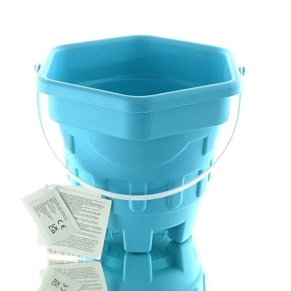 Kaemingk Kinder Eimer Türkis in Sandburgform Ø 22,5 cm - Kunststoff Kaemingk Kinder Eimer Türkis in Sandburgform Ø 22,5 cm - Kunststoff