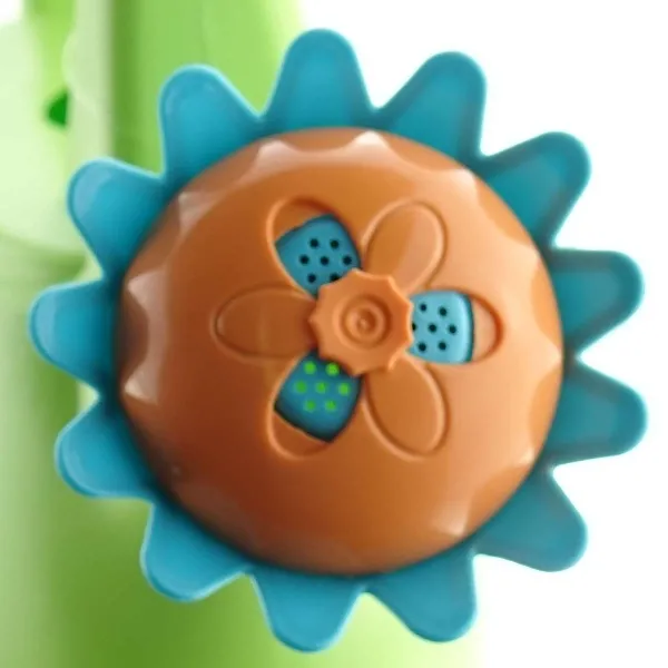 Kaemingk Kinder Gießkanne Grün mit orangefarbenem Ausgießer - Kunststoff