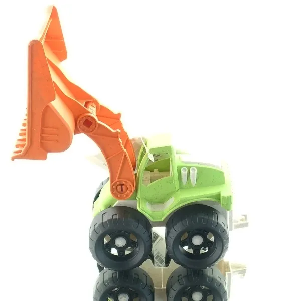 Kaemingk Kinderspielzeug Bagger Grün & Orange 11 cm - Kunststoff