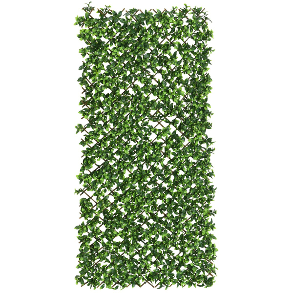 EVERLANDS Kunstpflanzenmatte mit Echtholzrückseite 90 x 180 cm - Kunstpflanzen