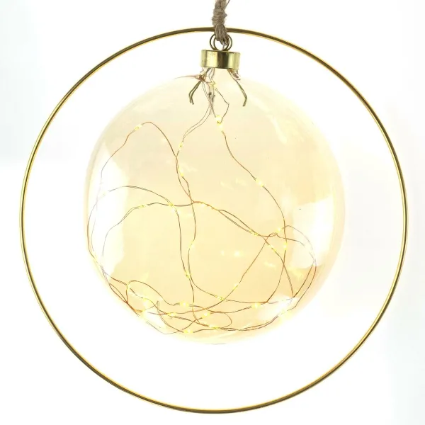 Kaemingk Micro LED Kugel Ø 26 cm 40 Lichter klassisch warm Indoor
