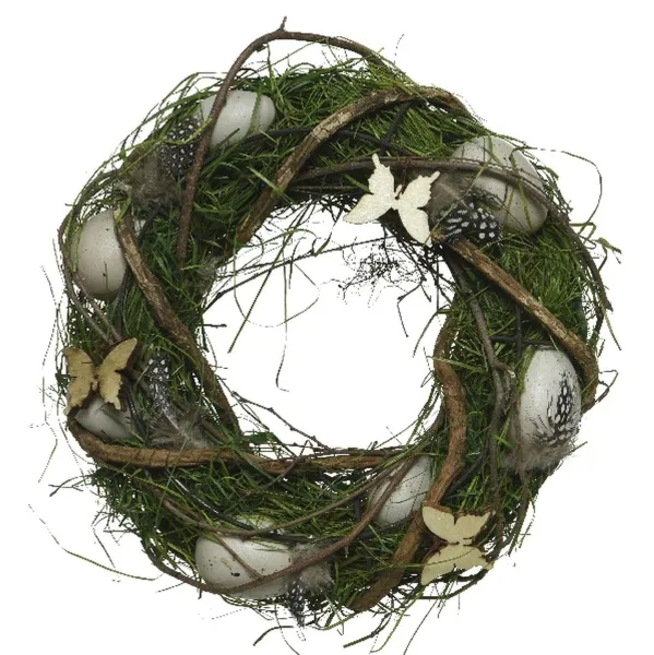 Kaemingk Osterkranz Cremeweiß Ø 25 cm Kaemingk Osterkranz Cremeweiß Ø 25 cm