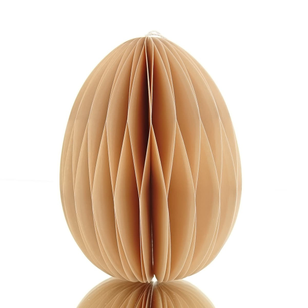 Kaemingk Osterdeko Papier-Ei Ø 4,5 cm Höhe 6 cm - orange - 100% FSC