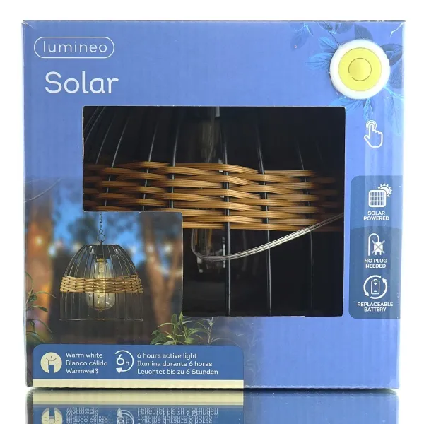 Kaemingk Solar Hängelampe Eisen Ø 18 cm - schwarz