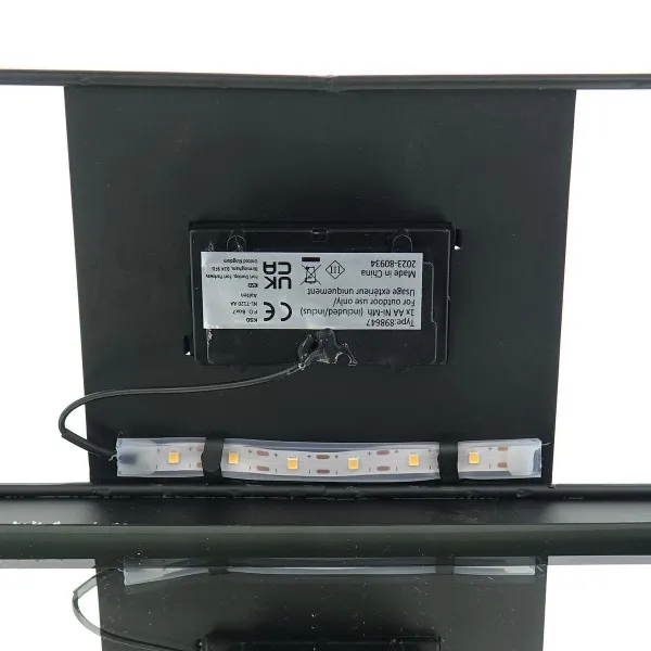 Kaemingk Solar Regalbrett Eisen L12-W37-H37 cm schwarz