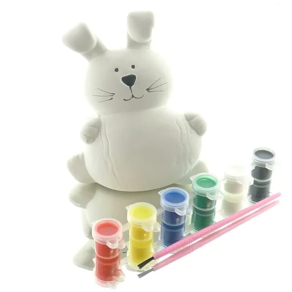 Kaemingk Sparschwein Hase Weiß 11,8 cm - Keramik Kaemingk Sparschwein Hase Weiß 11,8 cm - Keramik
