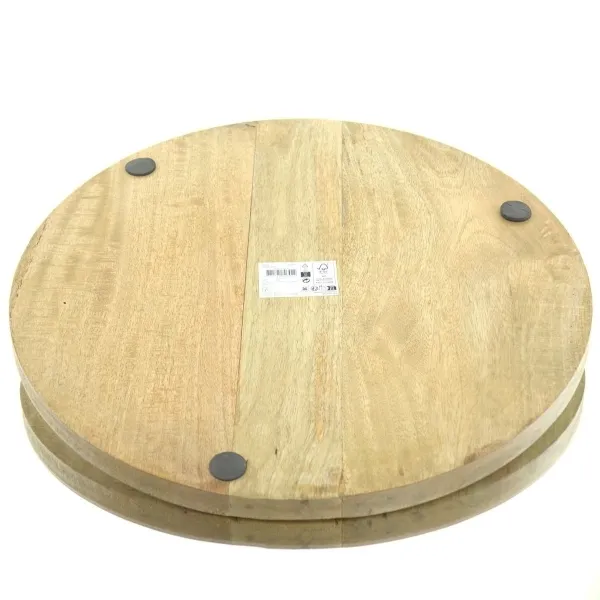KITCHEN GOODS and more Teller Natur mit erhöhtem Rand Ø 45 - Mangoholz