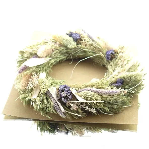 Kaemingk Trockenblumenkranz Lila Ø ca. 22 cm