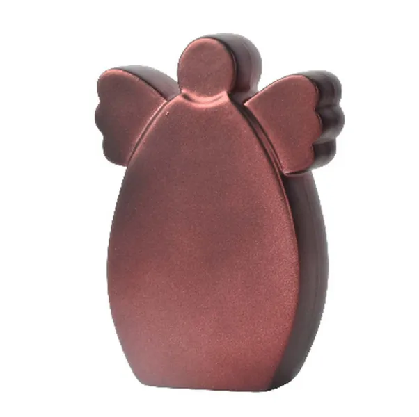 Weihnachtsdeko Engel Braun matt 16 cm - Porzellan