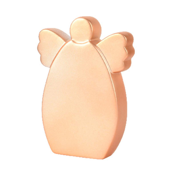Weihnachtsdeko Engel Sandfarben matt 16 cm - Porzellan