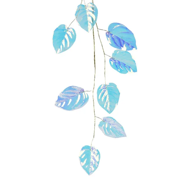 Weihnachtsdeko Girlande Irisierend Höhe 2 cm Breite 18 cm Länge 120 cm - Kunstpflanzen