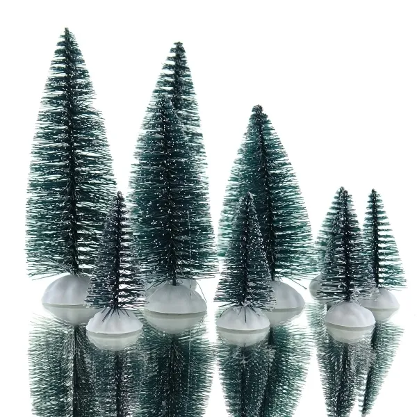Kaemingk Weihnachtsdeko Kleiner Wald Grün beschneit 10er Set im Beutel - Kunststoff Kaemingk Weihnachtsdeko Kleiner Wald Grün beschneit 10er Set im Beutel - Kunststoff