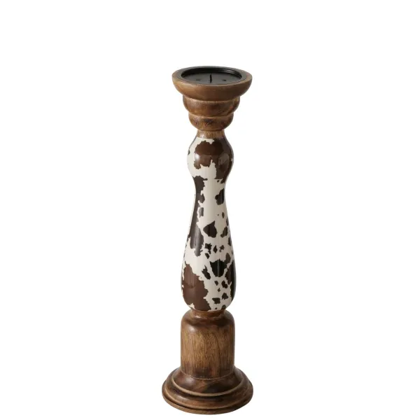 Boltze Kerzenleuchter Montana Braun-Creme Höhe 45 cm - Mangoholz Boltze Kerzenleuchter Montana Braun-Creme Höhe 45 cm - Mangoholz