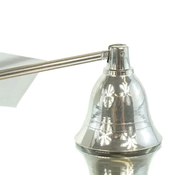 Kerzenlöscher Silberfarben aus Metall 25 cm