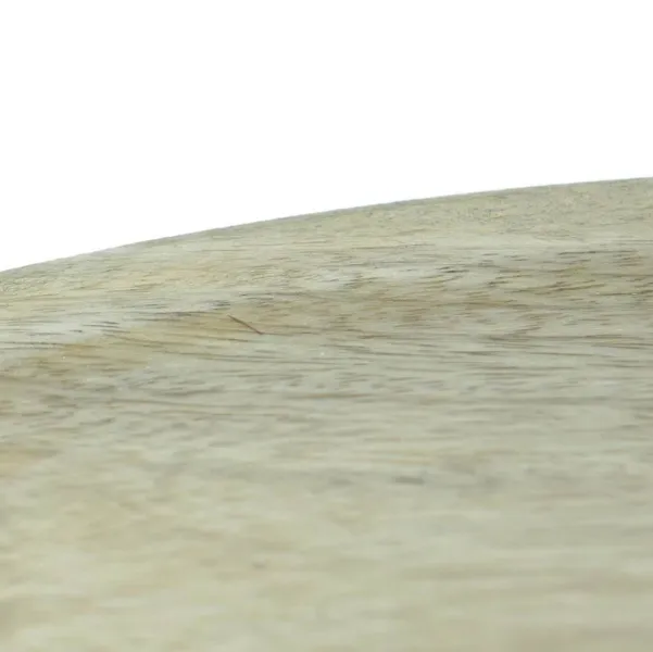 KITCHEN GOODS and more Teller Natur mit erhöhtem Rand Ø 45 - Mangoholz