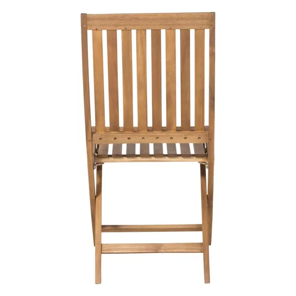 Siena Garden Paleros Klappstuhl Akazienholz natur ohne Armlehnen - 65 x 44,5 x 97 cm