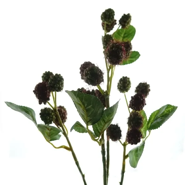 Kunstblume Himbeerzweig grün-rot 68 cm Kunstblume Himbeerzweig grün-rot 68 cm