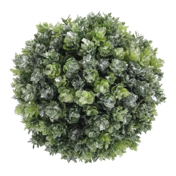 Kunstblumen Hopfenkugel geeist Ø 12 cm - Kunststoff