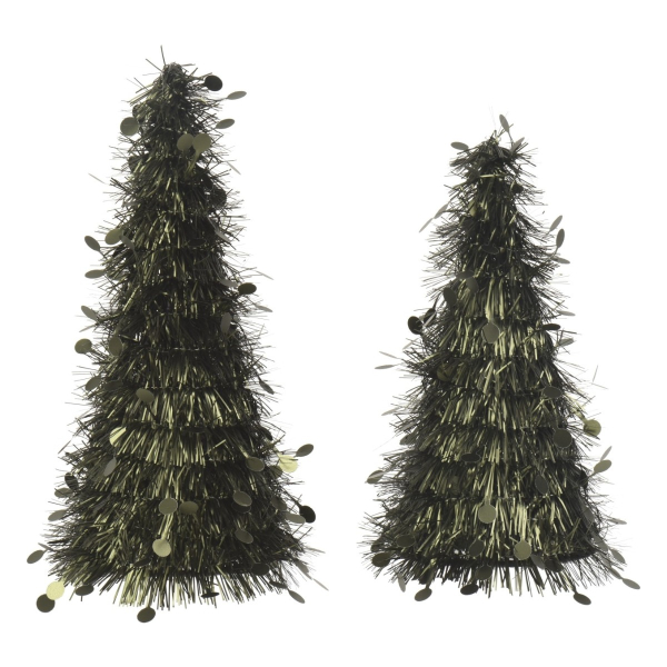 Lamettabaum rosmaringrün Ø 11 cm Höhe 30 cm - Kunststoff