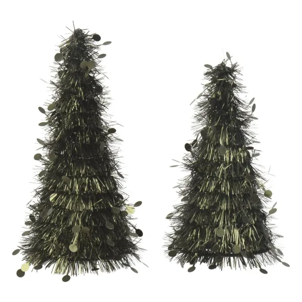 Lamettabaum rosmaringrün Ø 11 cm Höhe 30 cm - Kunststoff
