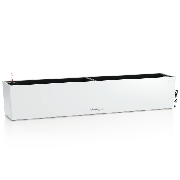LECHUZA® Blumenkasten BALCONERA Color 100 Weiß All-in-One