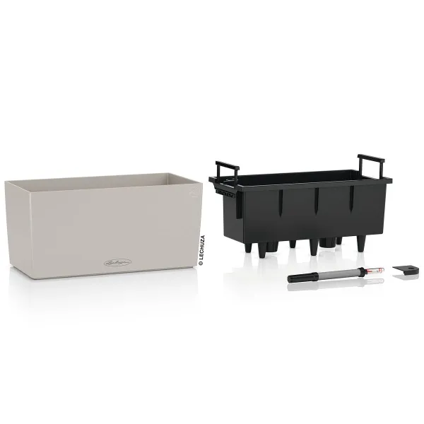 LECHUZA® Blumenkasten BALCONERA Color 40 Sandbraun All-in-One