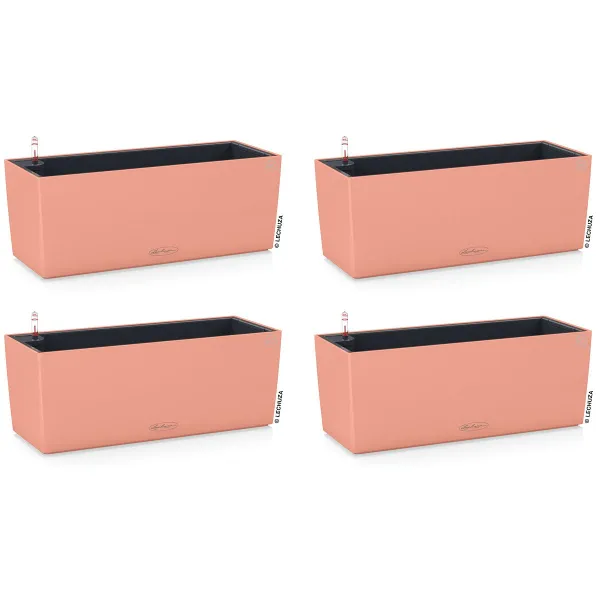 LECHUZA® Blumenkasten BALCONERA Color 50 Korallrot All-in-One x 4 LECHUZA® Blumenkasten BALCONERA Color 50 Korallrot All-in-One x 4